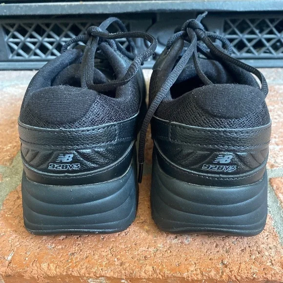 New Balance Women's 928v3 Walking Shoe WW928BK3 Black Leather 2E WIDE SZ 8 - Picture 5 of 7
